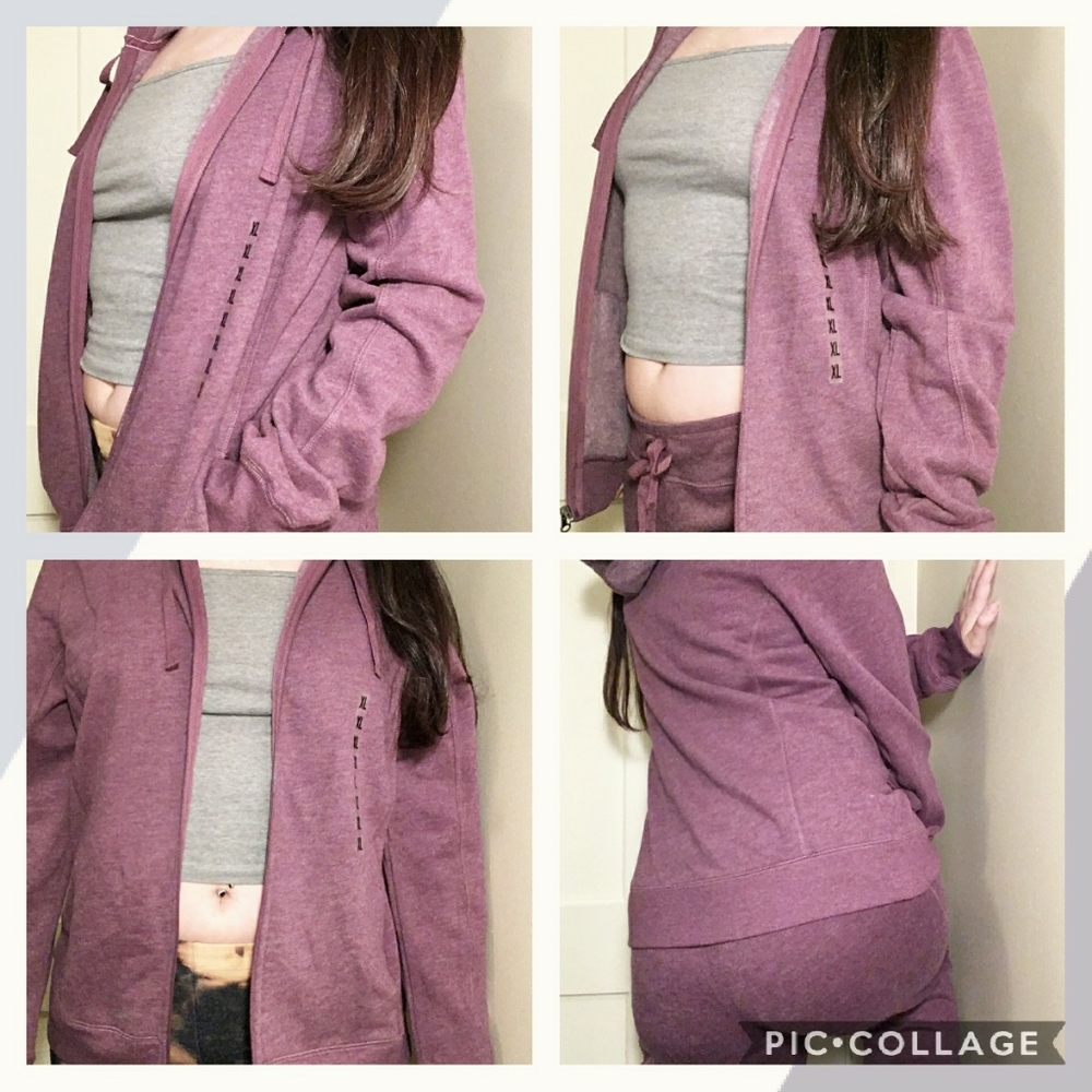 🆕 Plum 2 piece loungewear/ sweatsuit set